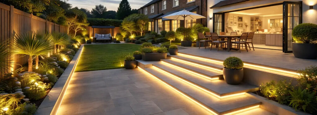Outdoor garden lighting by ATOM LED