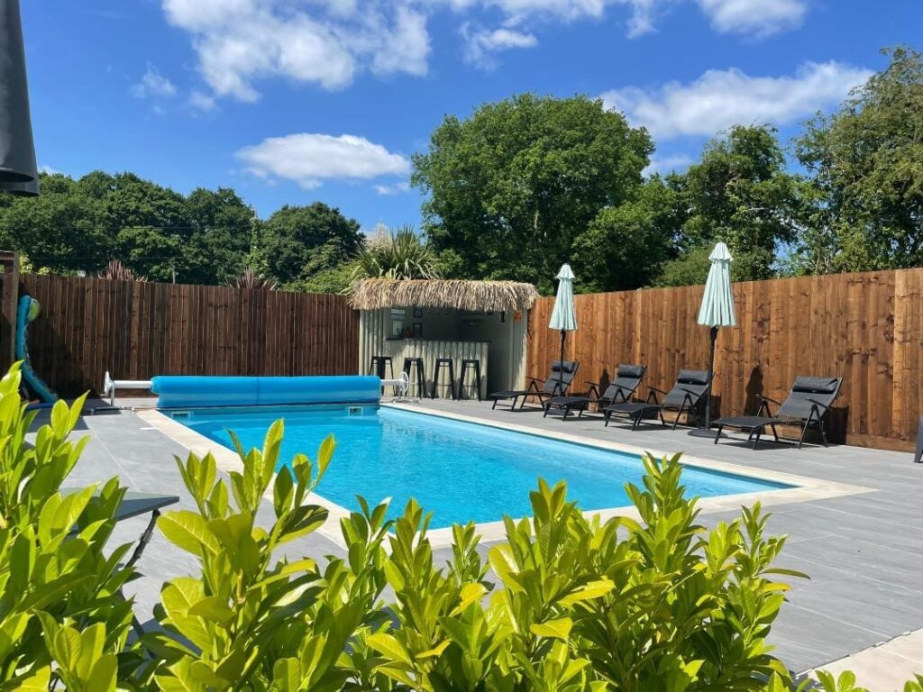 Garden swimming pool supplied by My Pool Direct